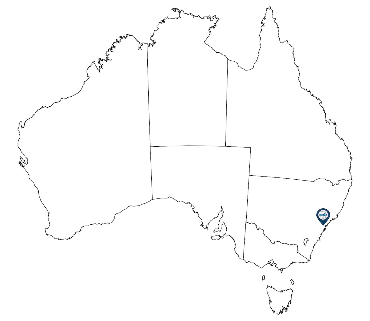 australia map